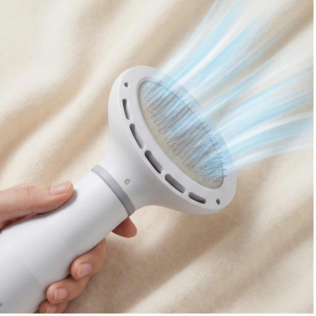 2-in-1 Grooming Hair Dryer Brush