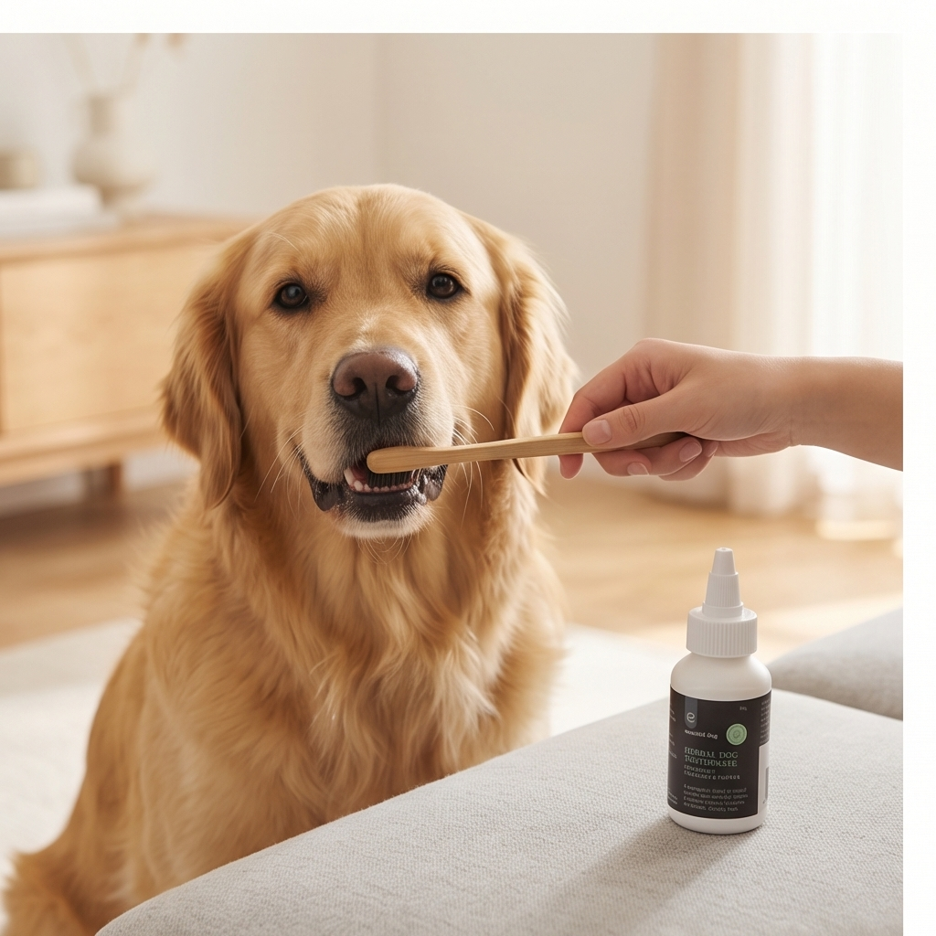 Double Sided Bamboo Dog Toothbrush