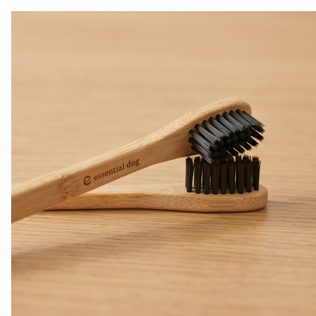 Double Sided Bamboo Dog Toothbrush