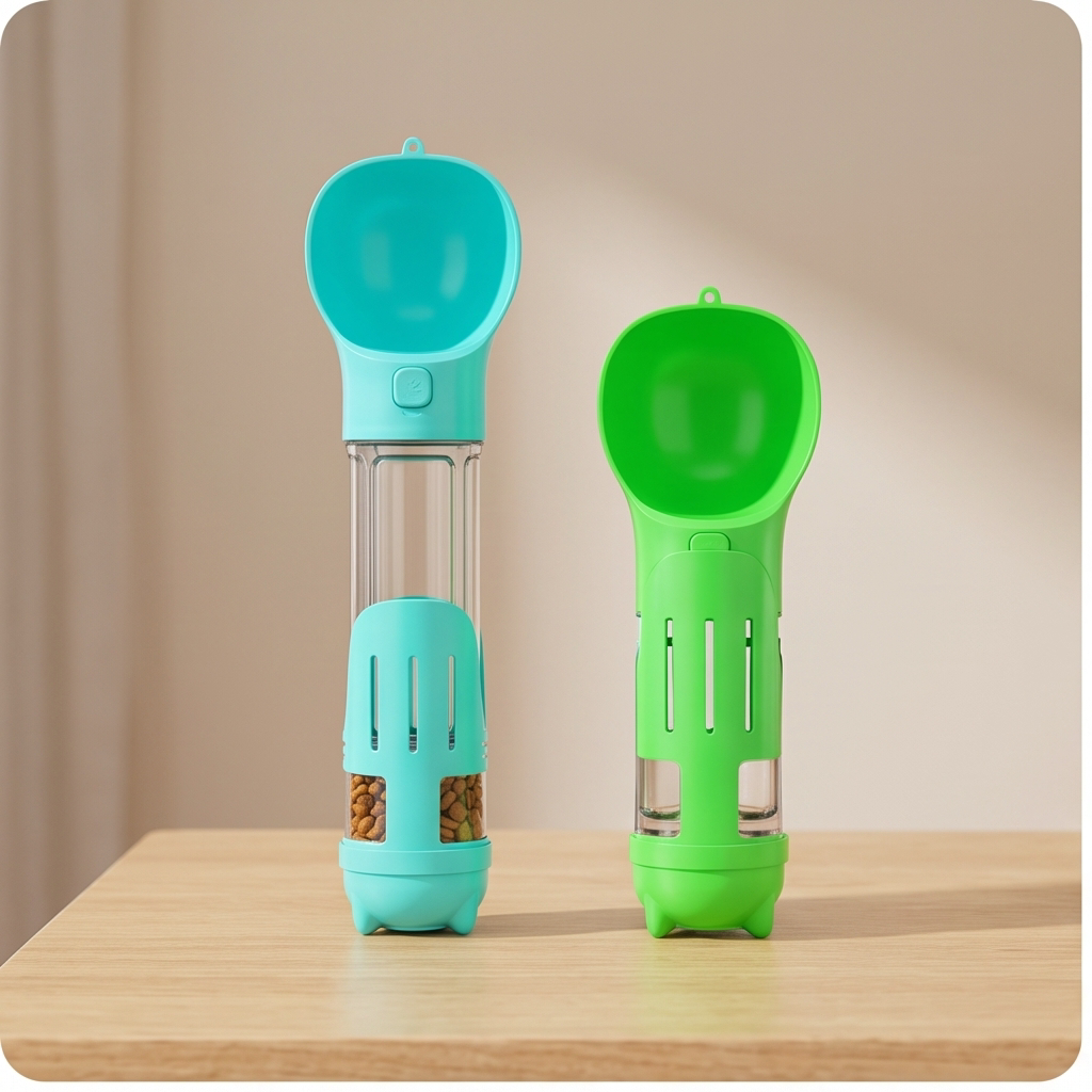 4-in-1 Travel Water Bottle