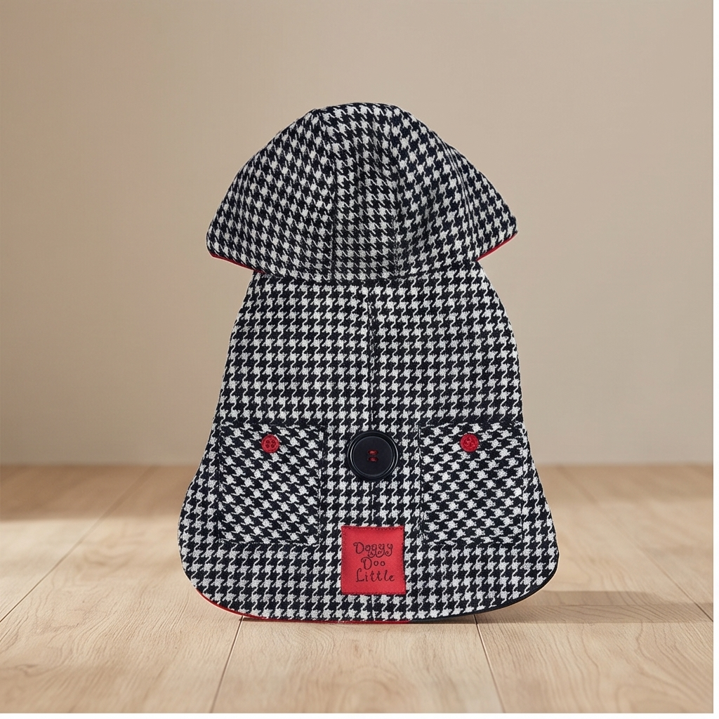 Snow Flannel Dog Shirt
