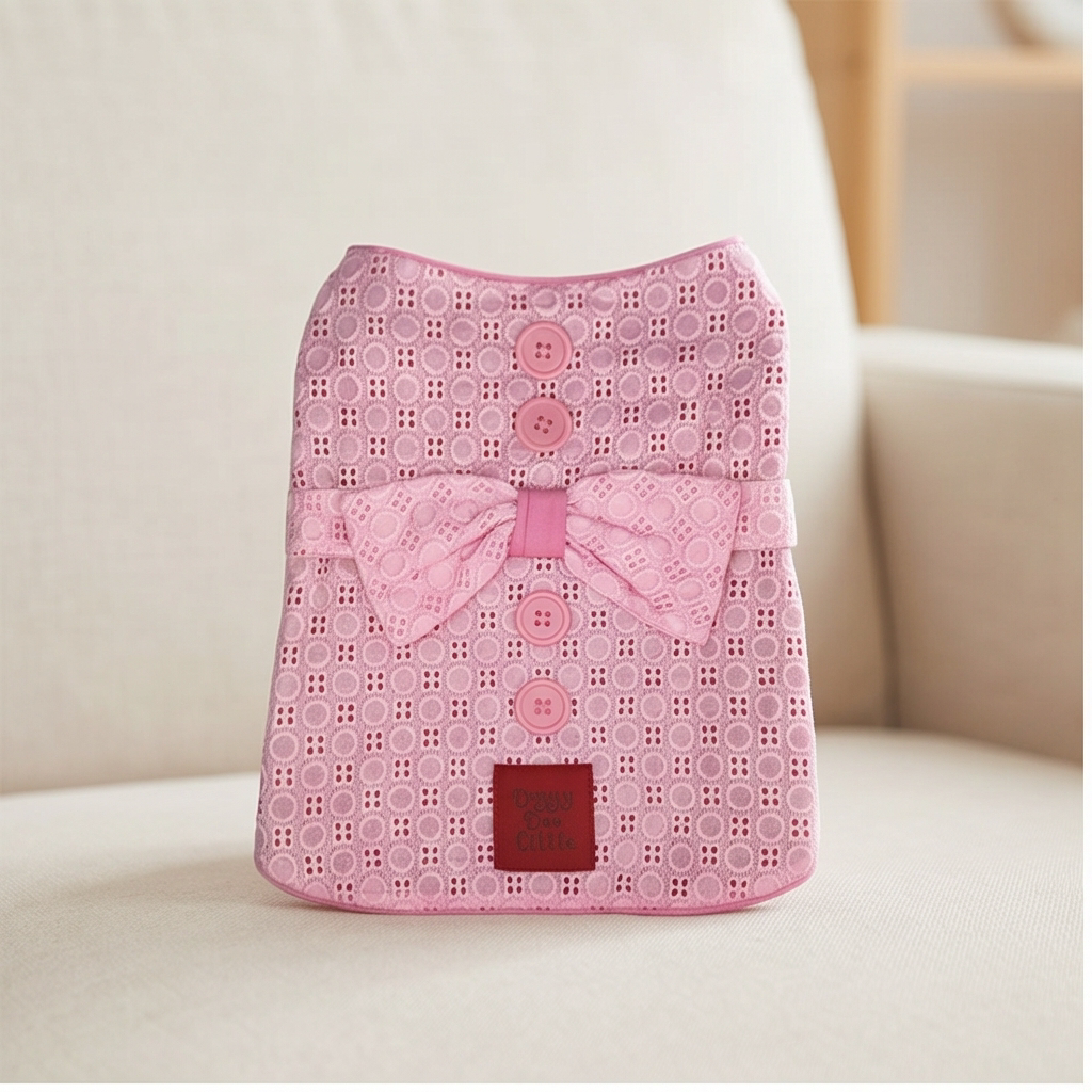 Princess Peach Fleece Dog Coat