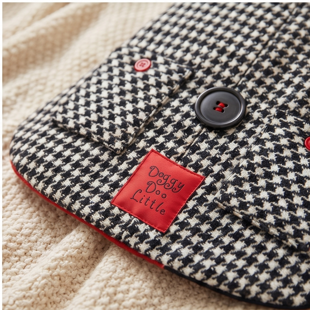 Snow Flannel Dog Shirt